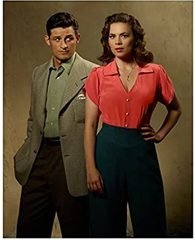 Agent carter blouse 50s top - Peggy Carter inspired Feminine Puff Blouse