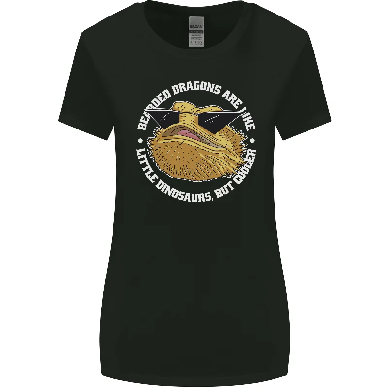 Bearded Dragons Like Little Dinosaurs Womens Wider Cut T-Shirt Fleece Nylon Spandex