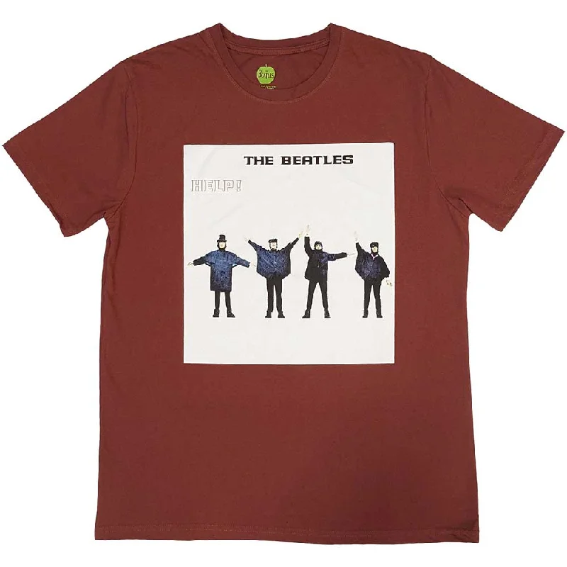 The Beatles | Official Band T-Shirt | Help! Album Cover Iron Safe Non-Iron Wrinkle Free