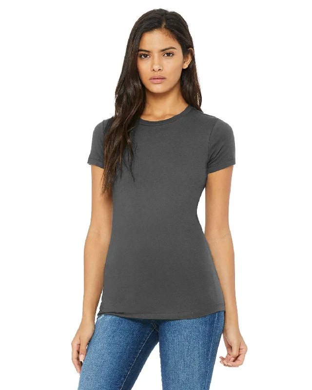 Bella+Canvas Ladies Favorite T-Shirt | Asphalt Silk Blend Satin Velvet