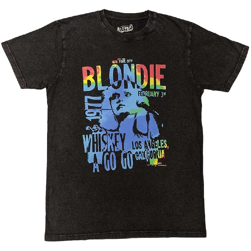 Blondie | Official Band T-shirt | Whiskey A Go Go Chenille Brocade Lace