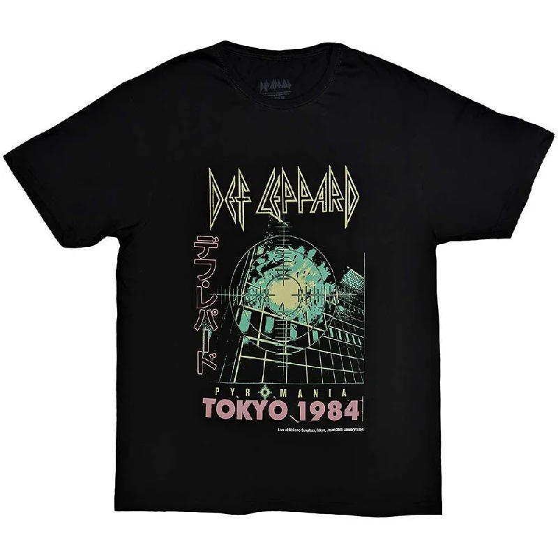 Def Leppard| Official Band  T-Shirt | Tokyo Handmade Hand-knitted Hand-woven