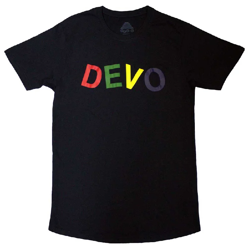 Devo | Official Band T-Shirt | Logo Front Pockets Side Pockets Patch Pockets