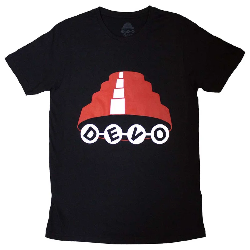 Devo | Official Band T-Shirt | Dome Ribbed T-Shirt High Neck Heavyweight