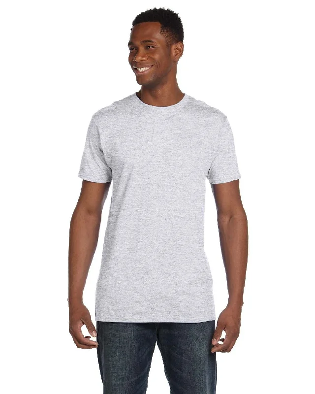 Hanes Combed Cotton T-Shirt | Ash Casual Formal Business