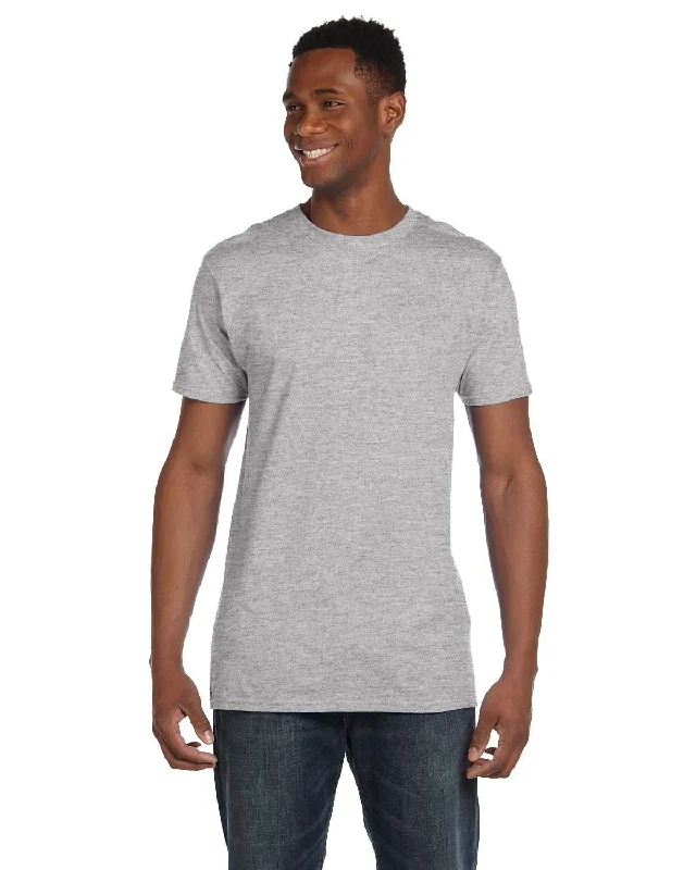 Hanes Combed Cotton T-Shirt | Light Steel Lace Blend Ribbed Blend Corduroy Blend