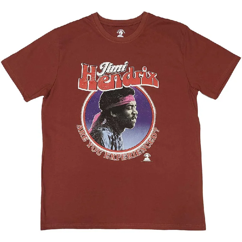 Jimi Hendrixs | Official Band T-Shirt | Are You Experienced Plaid T-Shirt Polka Dot Checkered