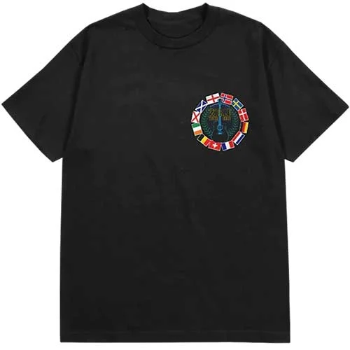 Luke Combs| Official Band  T-Shirt | Tour '23 Flag (Back Print & Ex-Tour) Hooded Caped Shawl Collar