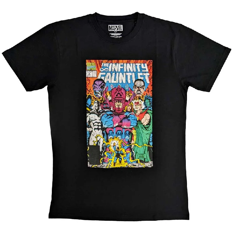 Marvel Comics | Official  Film T-Shirt |  Infinity Gauntlet Rayon Fabric Velvet Fabric Corduroy Fabric