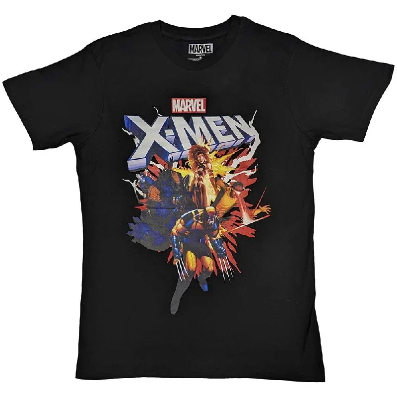 Marvel Comics | Official  Film T-Shirt | X-Men Comic Faux Fur Fabric Real Fur Fabric Shearling Fabric