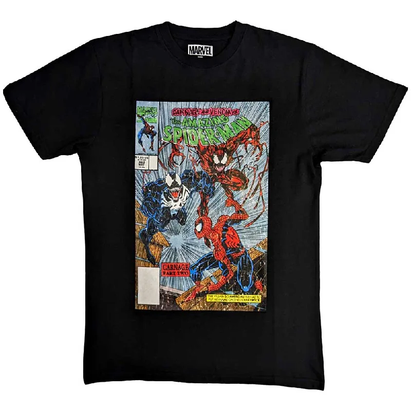 Marvel Comics | Official  Film T-Shirt | Venom & Carnage Terry Blend Velvet Blend Canvas Blend