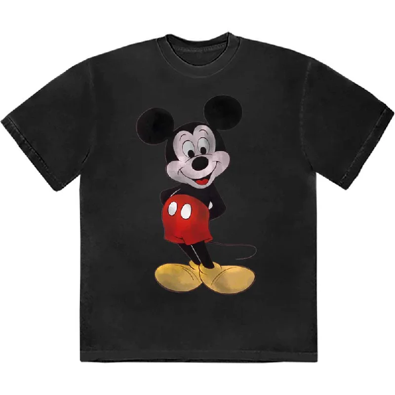 Disney | Official Band T-Shirt | Mickey Mouse Stance Cotton Fabric Linen Fabric Terry Fabric