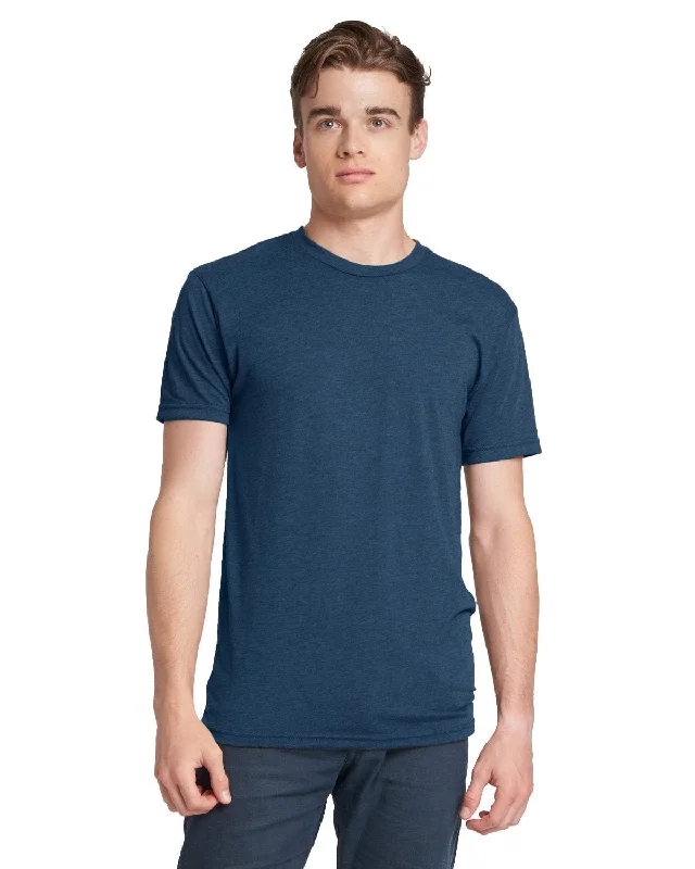 Next Level Mens Triblend Crew Tee | Vintage Navy Fashionable Trendy Casual