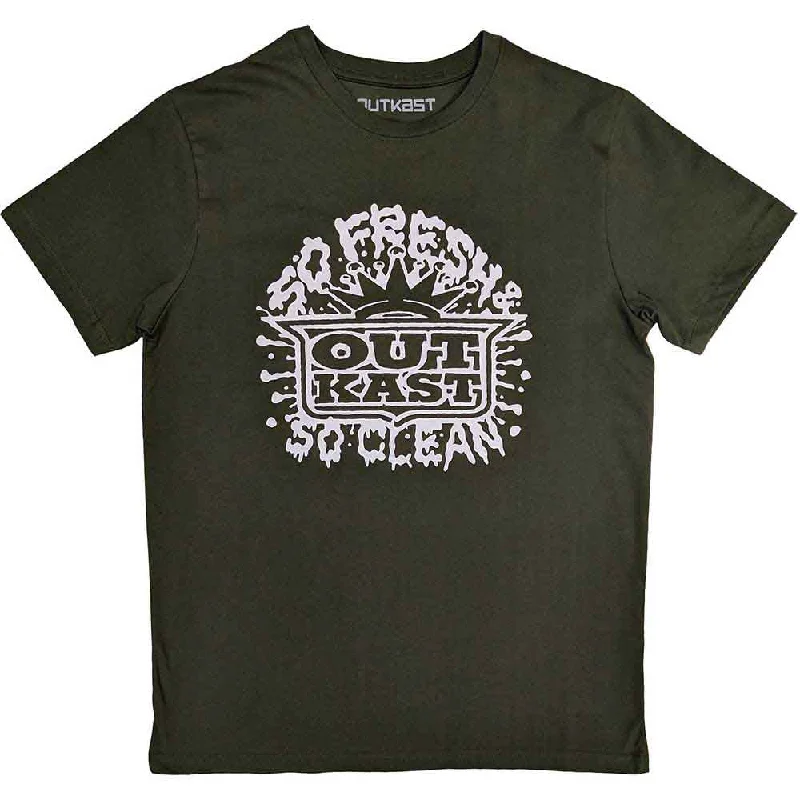 Outkast | Official Band T-Shirt | So Fresh Graphic T-Shirt Round Neck Polyester