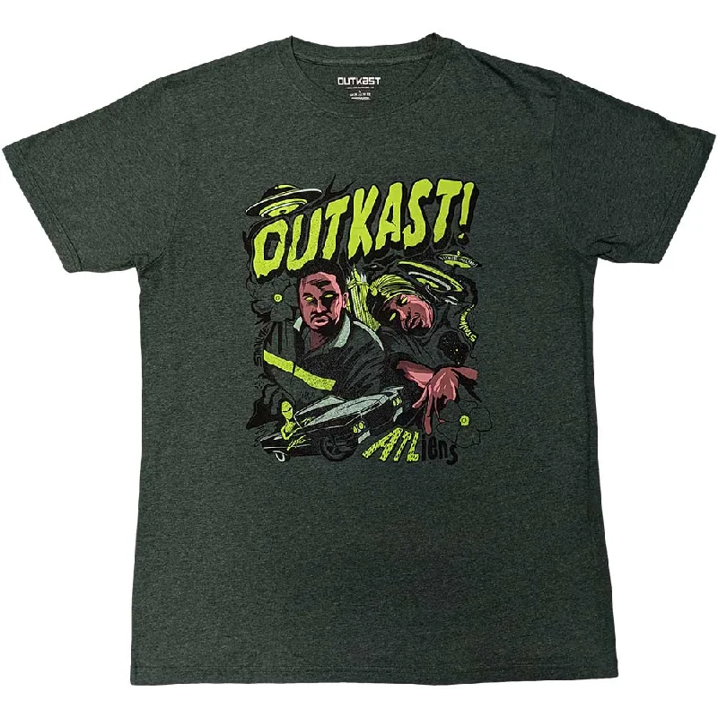 Outkast | Official Band T-shirt | ATLiens Fitted T-Shirt Seamless Stretchy