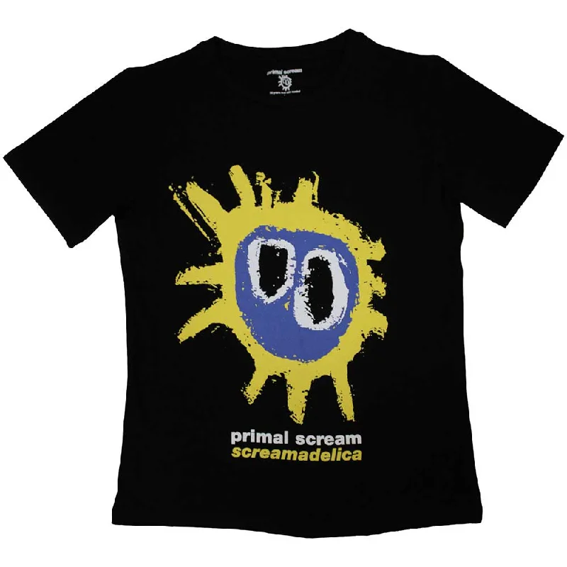 Primal Scream | Official Band Ladies T-Shirt | Screamadelica Casual Formal Business