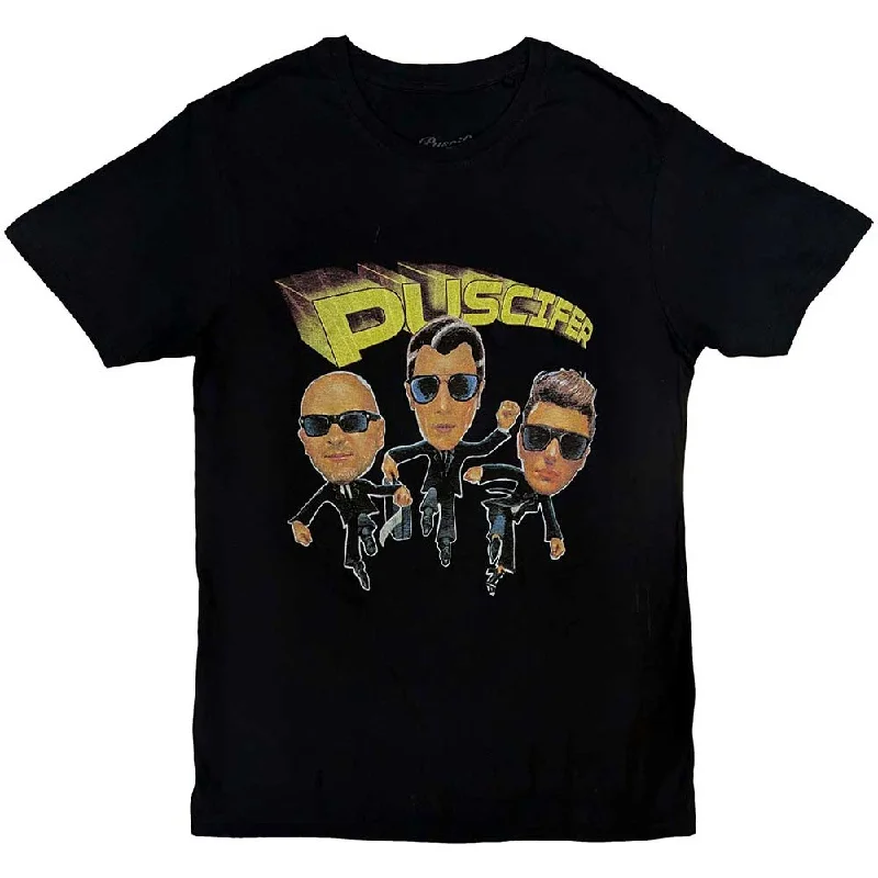 Puscifer | Official Band T-Shirt | Characters Cotton Fabric Linen Fabric Terry Fabric