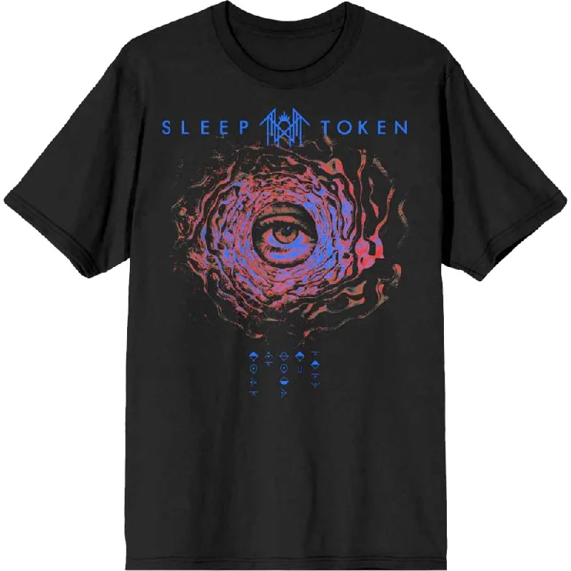 Sleep Token | Official Band T-Shirt | Vortex Eye Satin Fabric Silk Fabric Chiffon Fabric