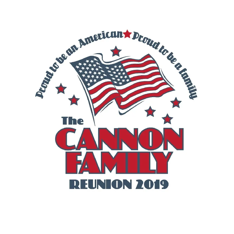 Stars Stripes Family Reunion T-Shirt Design R2-9 Nylon Fabric Polyester Fabric Spandex Fabric