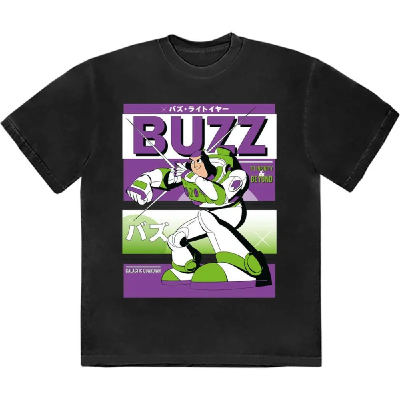 Disney | Official Band T-Shirt | Toy Story Buzz Japanese Cashmere Blend Cotton Blend Poly Blend