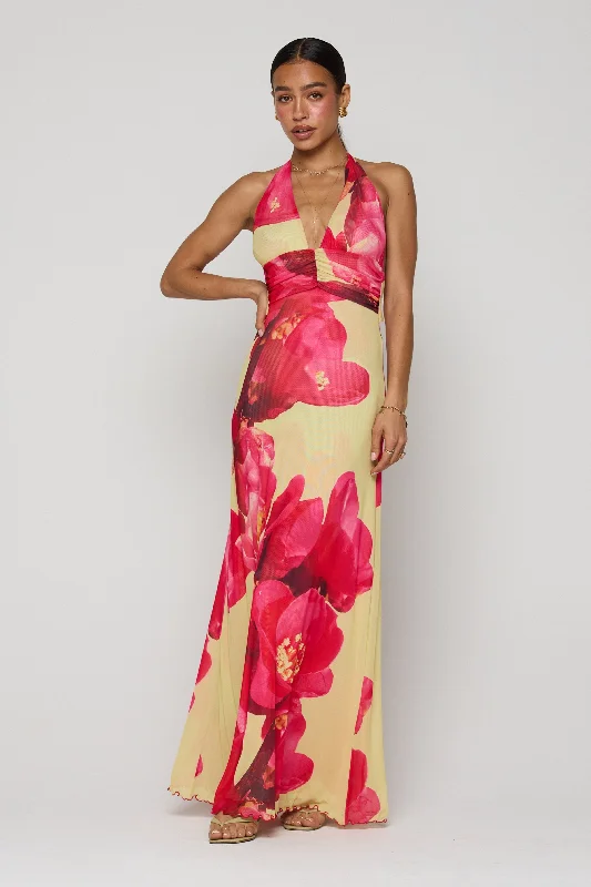 Chelsea Maxi Dress in Crawford Fashionable Chiffon Maxi Dress