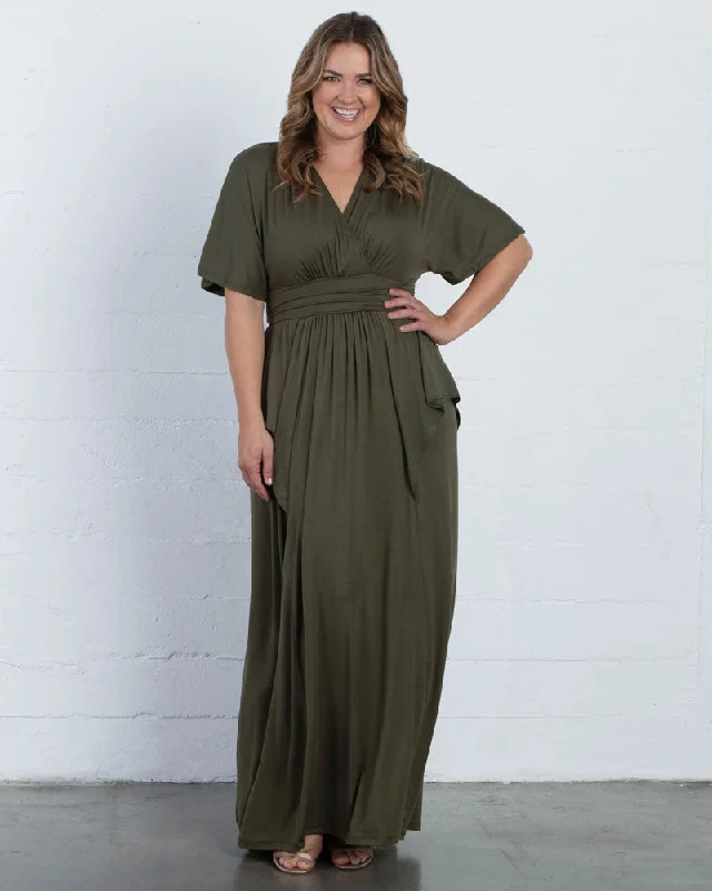 Indie Flair Maxi Dress Trendy Satin Maxi Dress