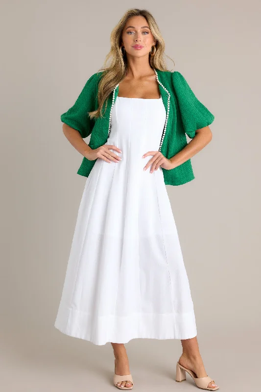 Urban Sophistication White Maxi Dress Cozy Wrap Maxi Dress