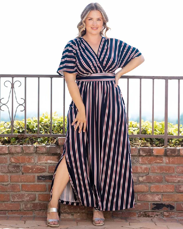 Vienna Maxi Dress - Sale! Stylish Off-Shoulder Maxi Dress