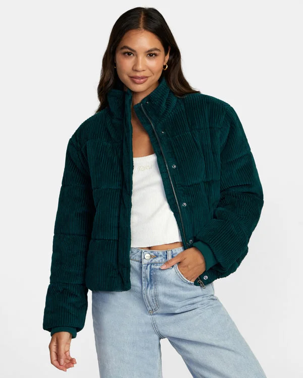 Eezeh Corduroy Puffer Jacket Lace Jacket Ribbed Jacket Sequined Jacket