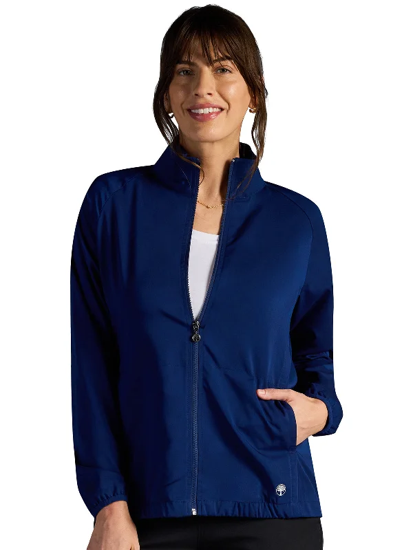 HH X Dr Kwane - Women's Vida Packable Jacket Boat Neck Shawl Collar Notched Collar