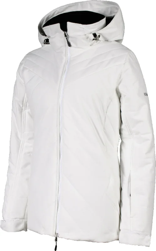 Karbon Beam Jacket Womens Arctic White Chenille Fabric Brocade Fabric Lace Fabric