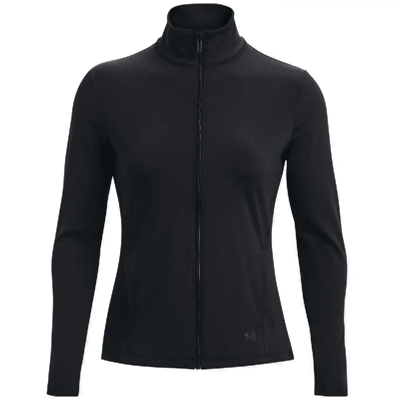 Under Armour Motion Jacket - Womens - Black/Jet Grey Striped Jacket Polka Dot Jacket Floral Jacket