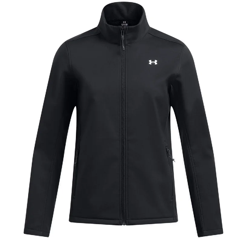 Under Armour Storm ColdGear Infrared Shield 2.0 Jacket - Womens - Black/White Jersey Jacket Tulle Jacket Batik Jacket