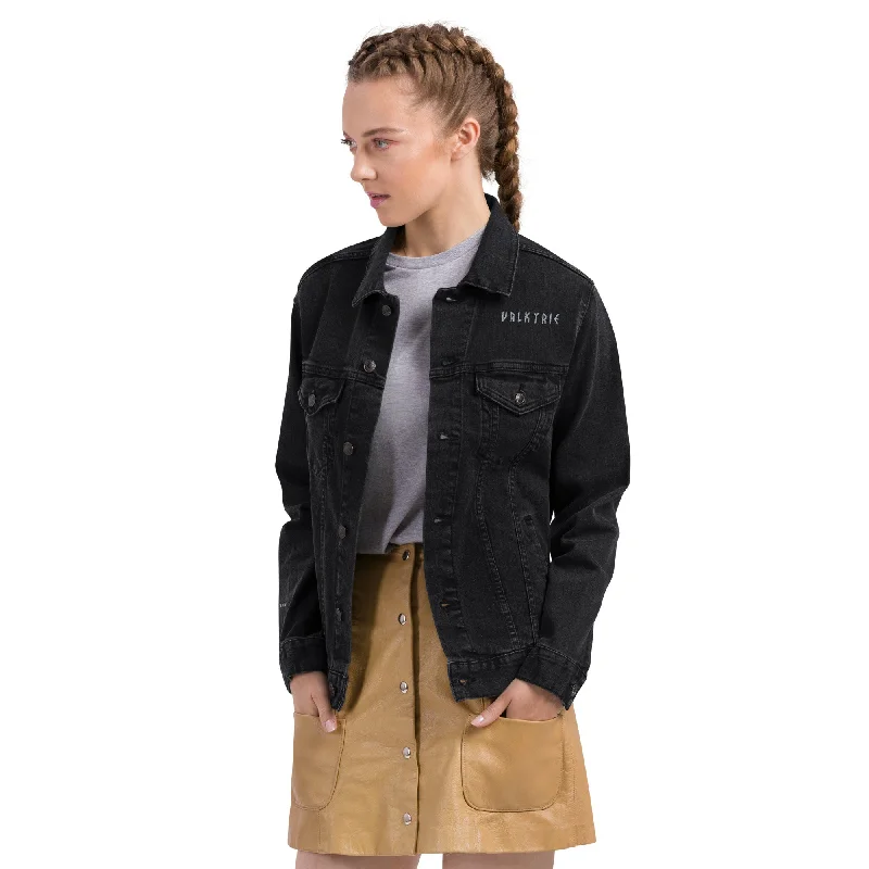 Valkyrie Denim Jacket Toggled Jacket Drawstring Jacket Belted Jacket