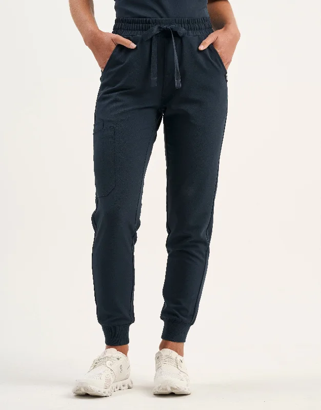 Aspire Jogger Scrub Pants - Midnight Navy Classic Straight Pants