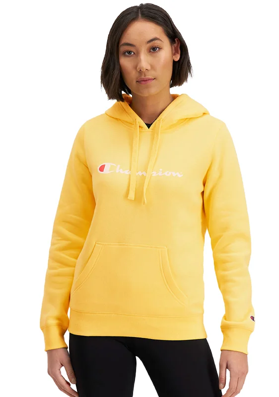 Champion Script Hoodie Womens  <br> CWG4N DTH Hoodie with Magnetic Closure Innovative Modern