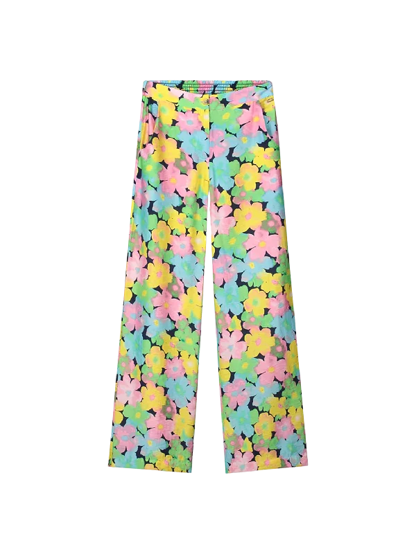 POM Amsterdam Cherry Blossom Pants Classic Straight Pants