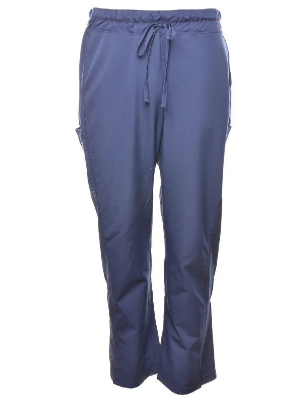 Dickies Navy Soft Track Pants - W34 L31 Elegant Trouser Pants