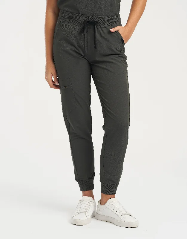 Essential Jogger Scrub Pants - Asphalt Cozy Lounge Pants