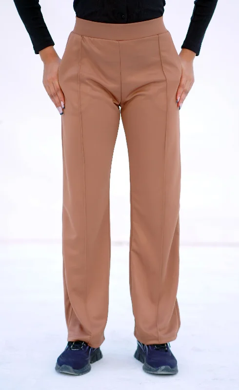 Flare Sleek Pants Classic Straight-Leg Pants