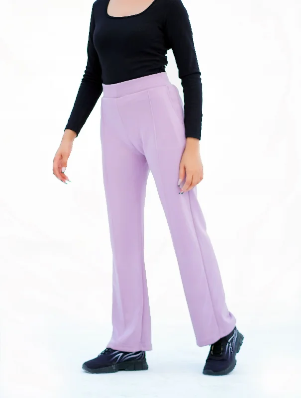 Flare Sleek Pants Lightweight Linen Pants