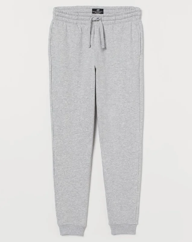 Heather Grey Jogger Pants Comfortable Jogger Trousers