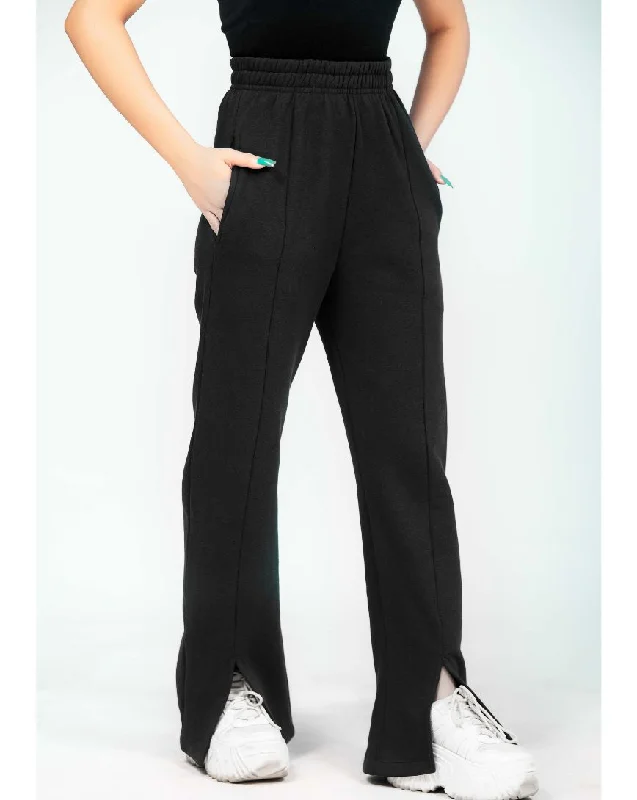 High Waist Flare Leg Pants Elegant Palazzo Trousers