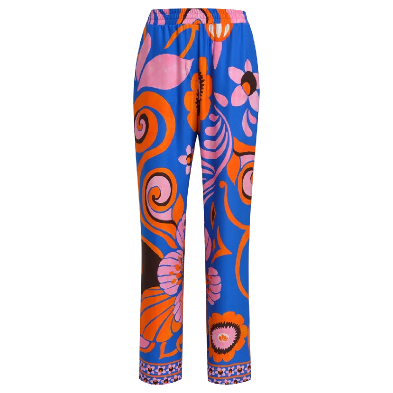 Smith & Soul Print Pants Chic Wool Trousers