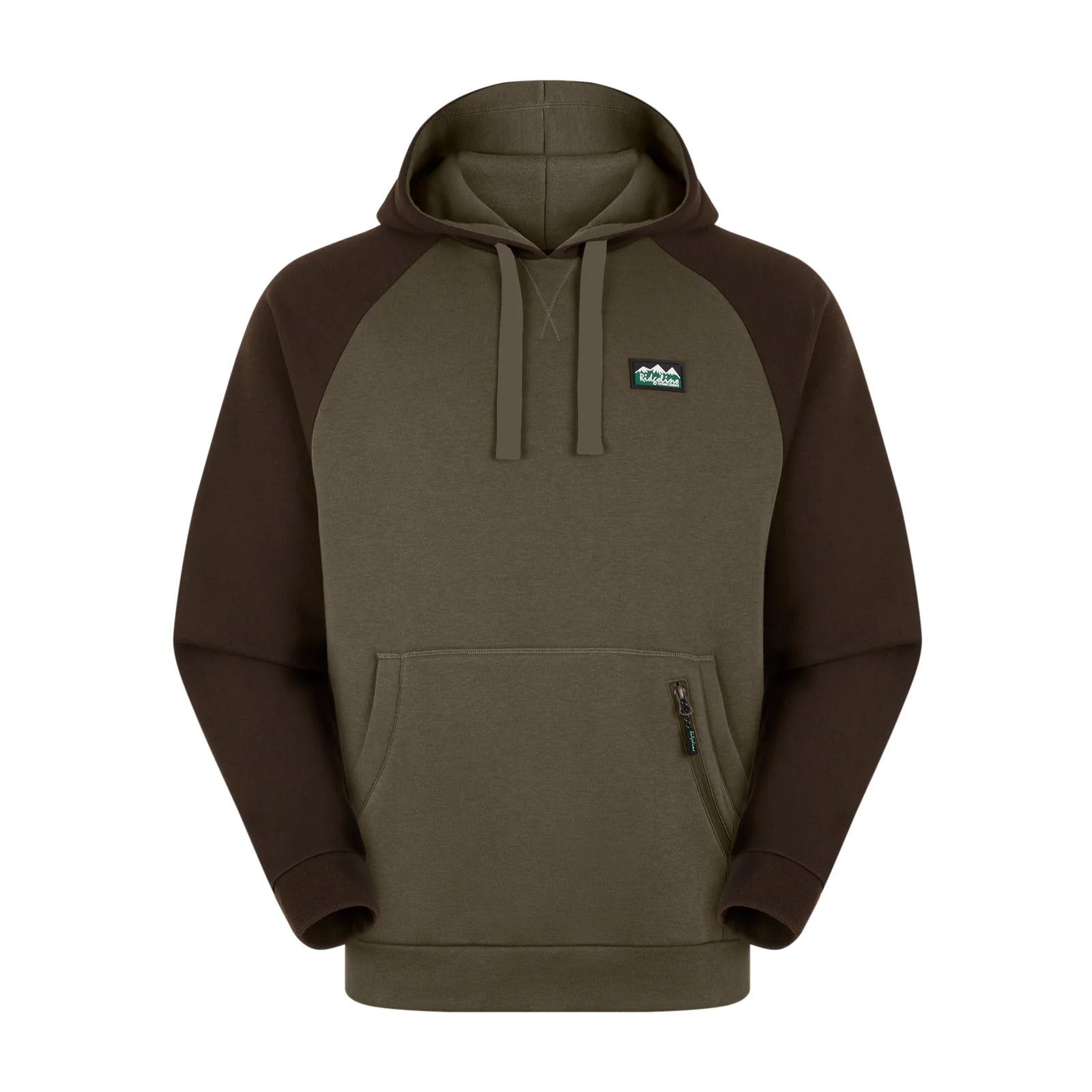 Ridgeline Ladies North Island Hoodie - Ivy Green Mix Hoodie with Full-Zip Functional Layering