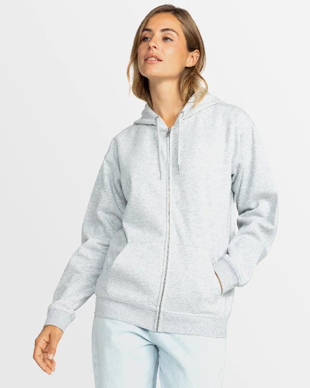 Womens Surf Stoked Zip-Up Hoodie Hoodie with Oversized Fit Loose Comfortable