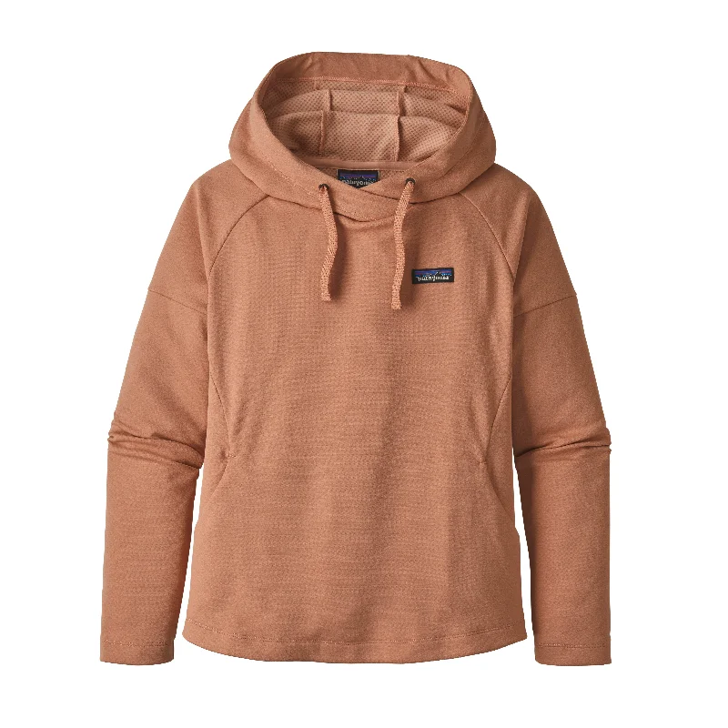 W's Quiet Ride Hoody Hoodie with Button Placket Classic Preppy