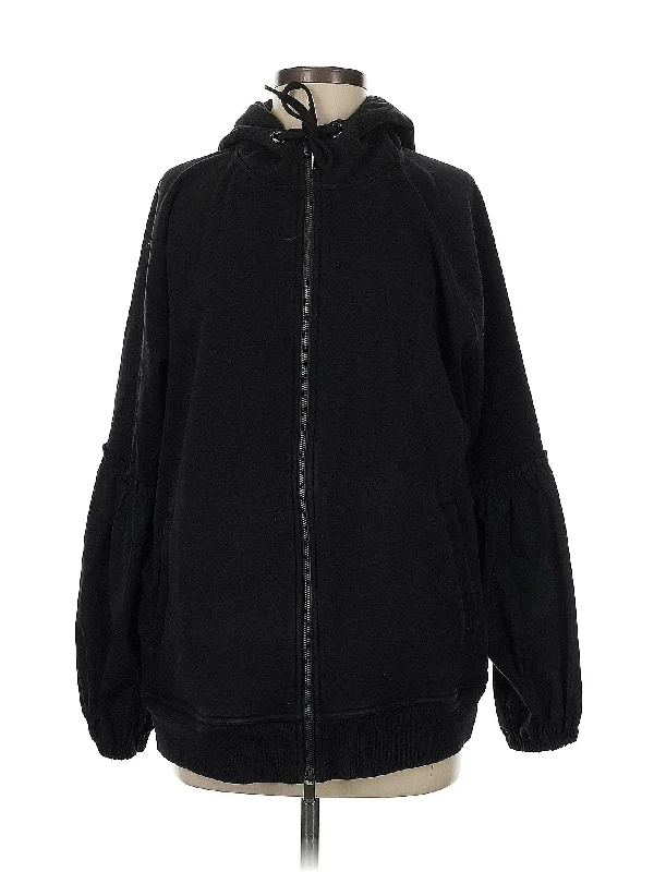 Zip Up Hoodie Hoodie with Oversized Fit Loose Comfortable