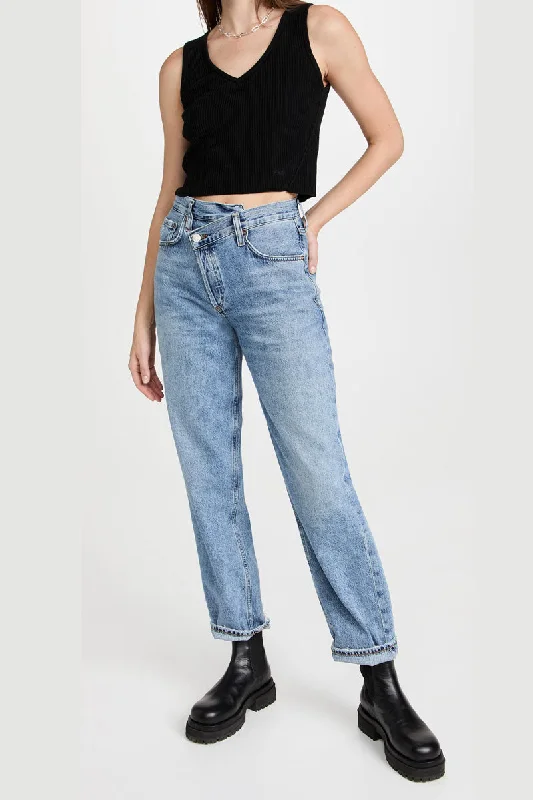 Criss Cross Jean - Eternal Trendy Skinny High-Waist Jeans