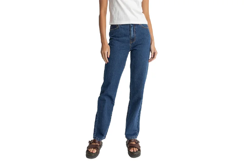 DAKOTA STRAIGHT LEG JEAN Casual Distressed Denim Jeans